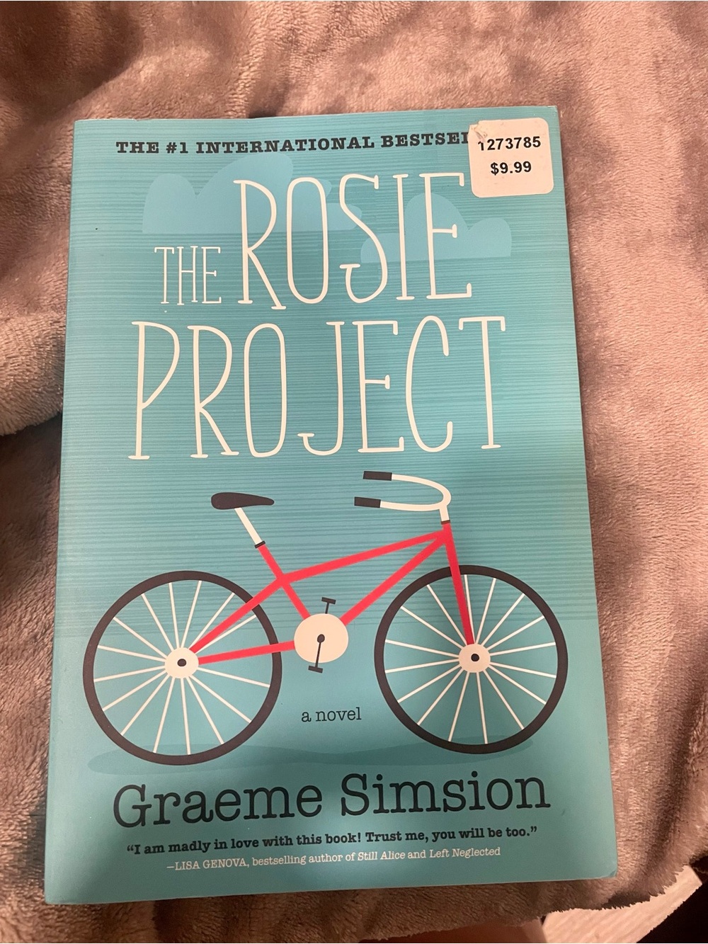 The Rosie Project - Turquoise Cover